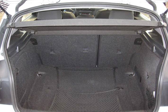 Sølv BMW 116i fra 2012