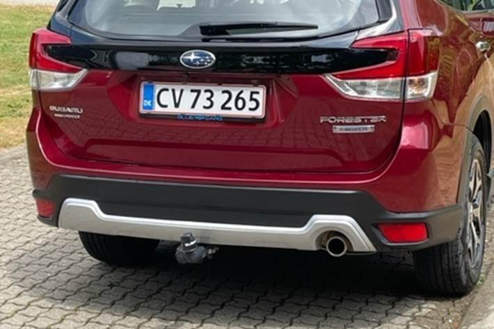 Rød Subaru Forester fra 2020