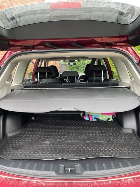 Rød Subaru Forester fra 2020