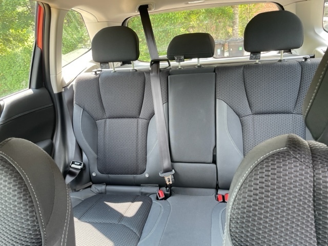 Rød Subaru Forester fra 2020