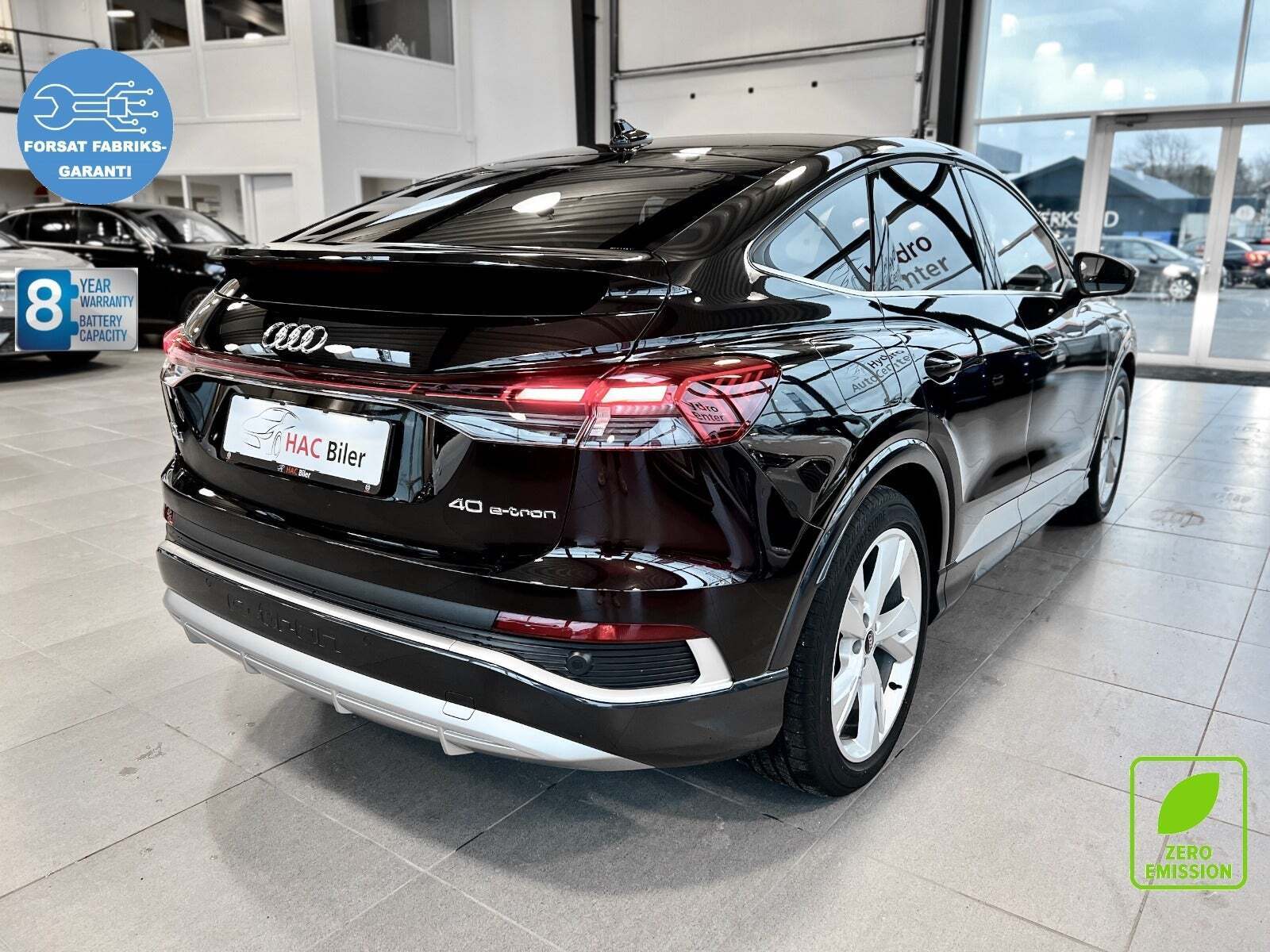 Sort Audi Q4 e-tron fra 2022