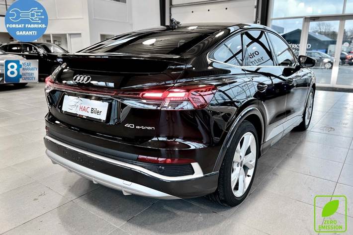 Sort Audi Q4 e-tron fra 2022