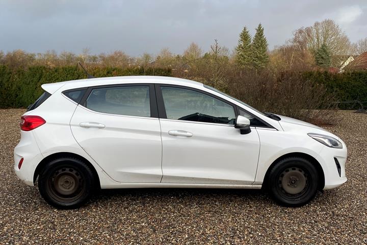 Hvid Ford Fiesta fra 2018