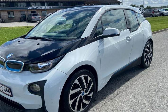 Hvid BMW i3 fra 2014