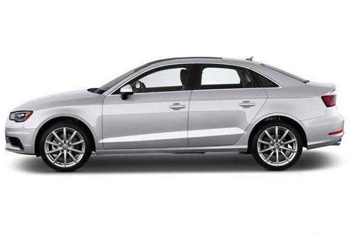 Grå Audi A3 fra 2016