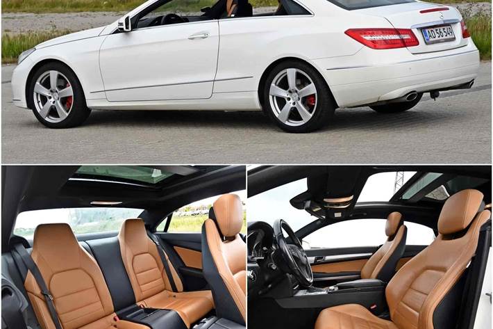 Hvid Mercedes E350 d fra 2010