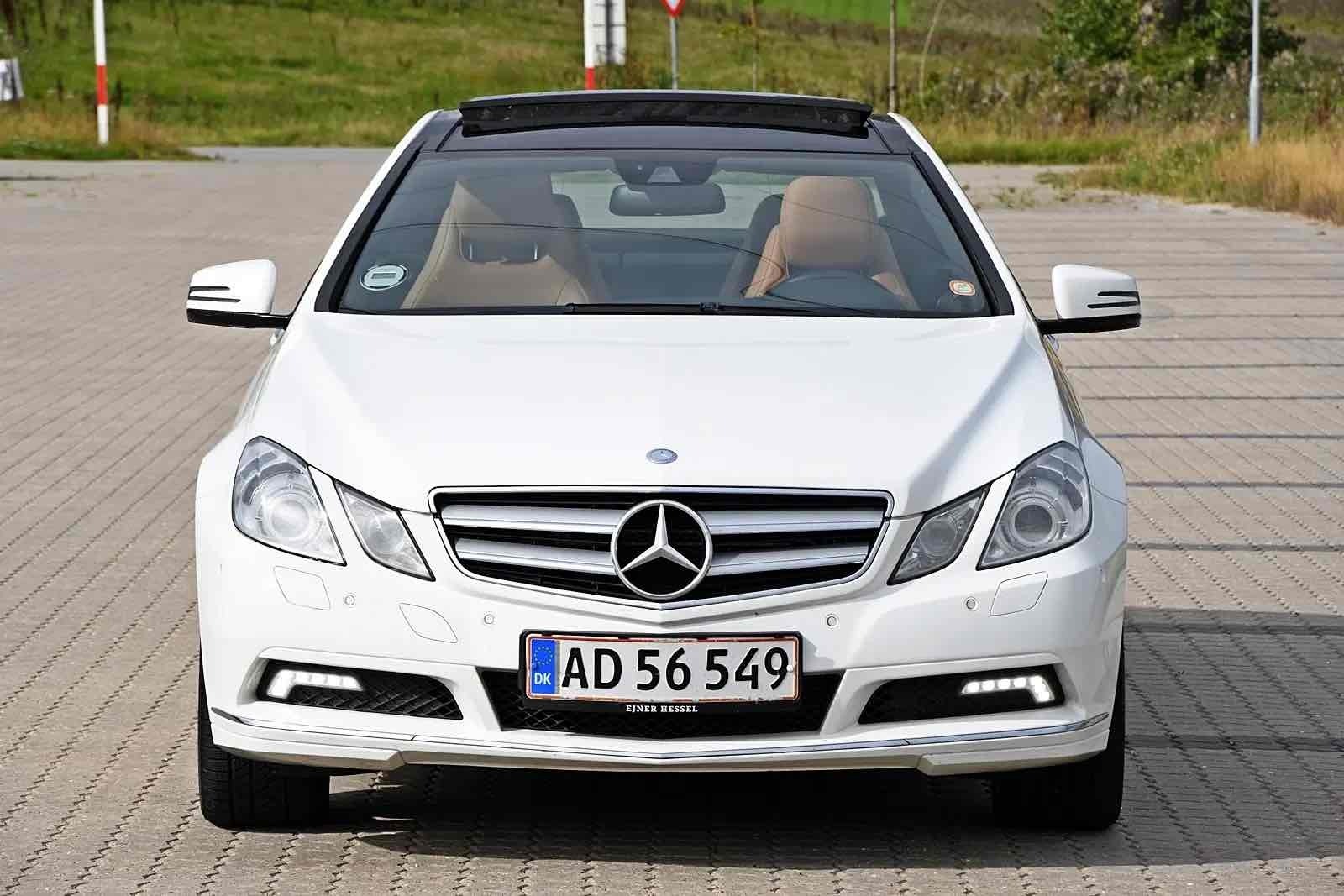 Hvid Mercedes E350 d fra 2010
