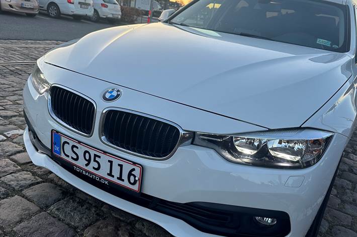 Hvid BMW 3-Serie fra 2016