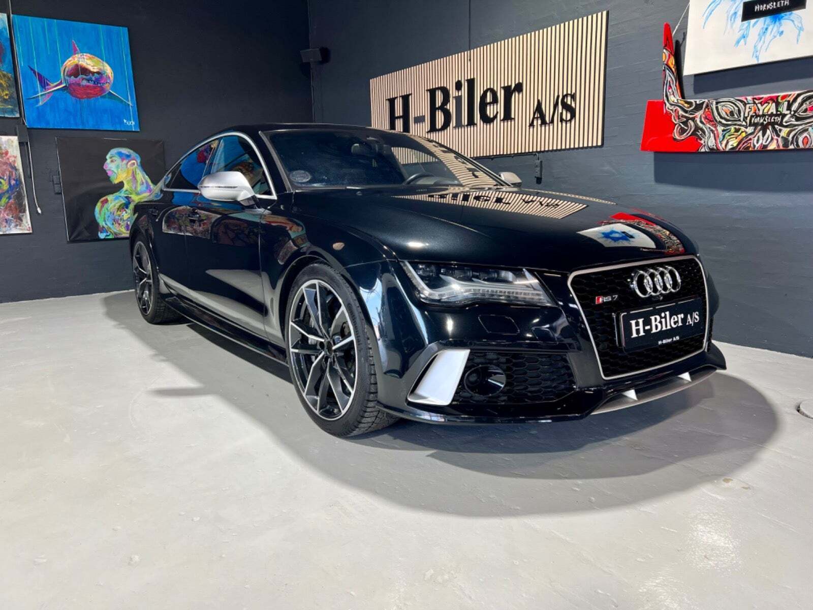 Sort Audi RS7 fra 2014
