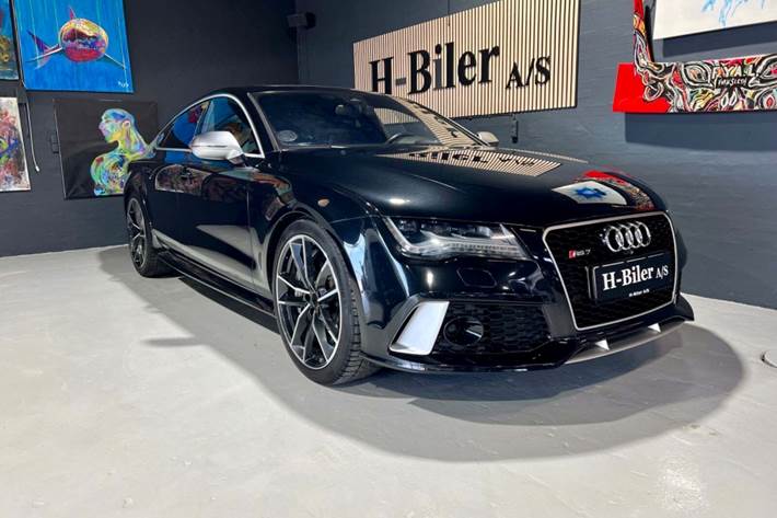 Sort Audi RS7 fra 2014