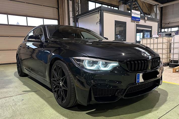 Sort BMW 435d fra 2017