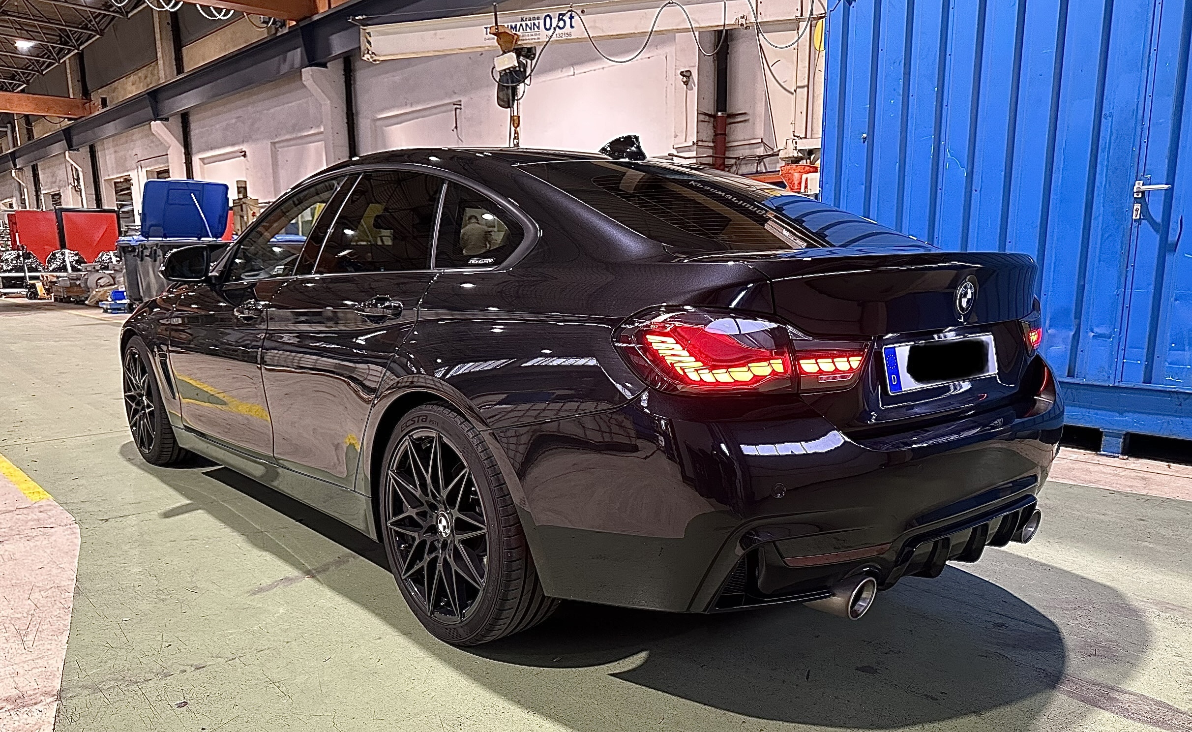 Sort BMW 435d fra 2017