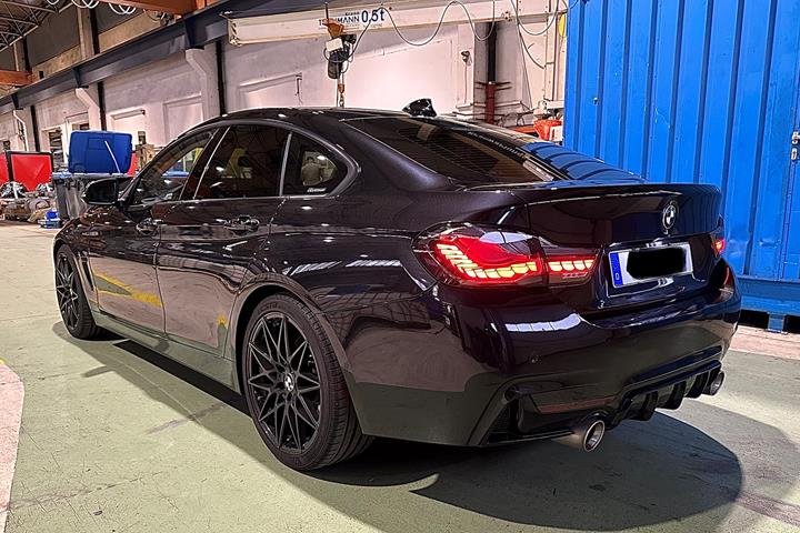 Sort BMW 435d fra 2017
