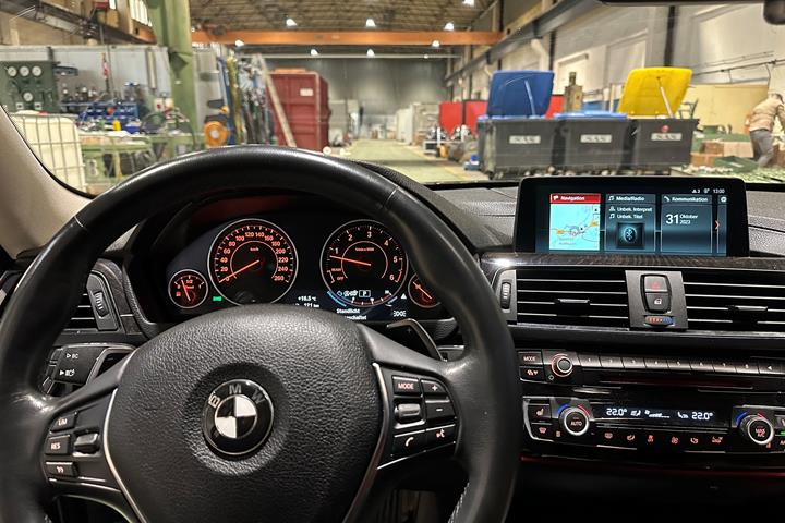 Sort BMW 435d fra 2017