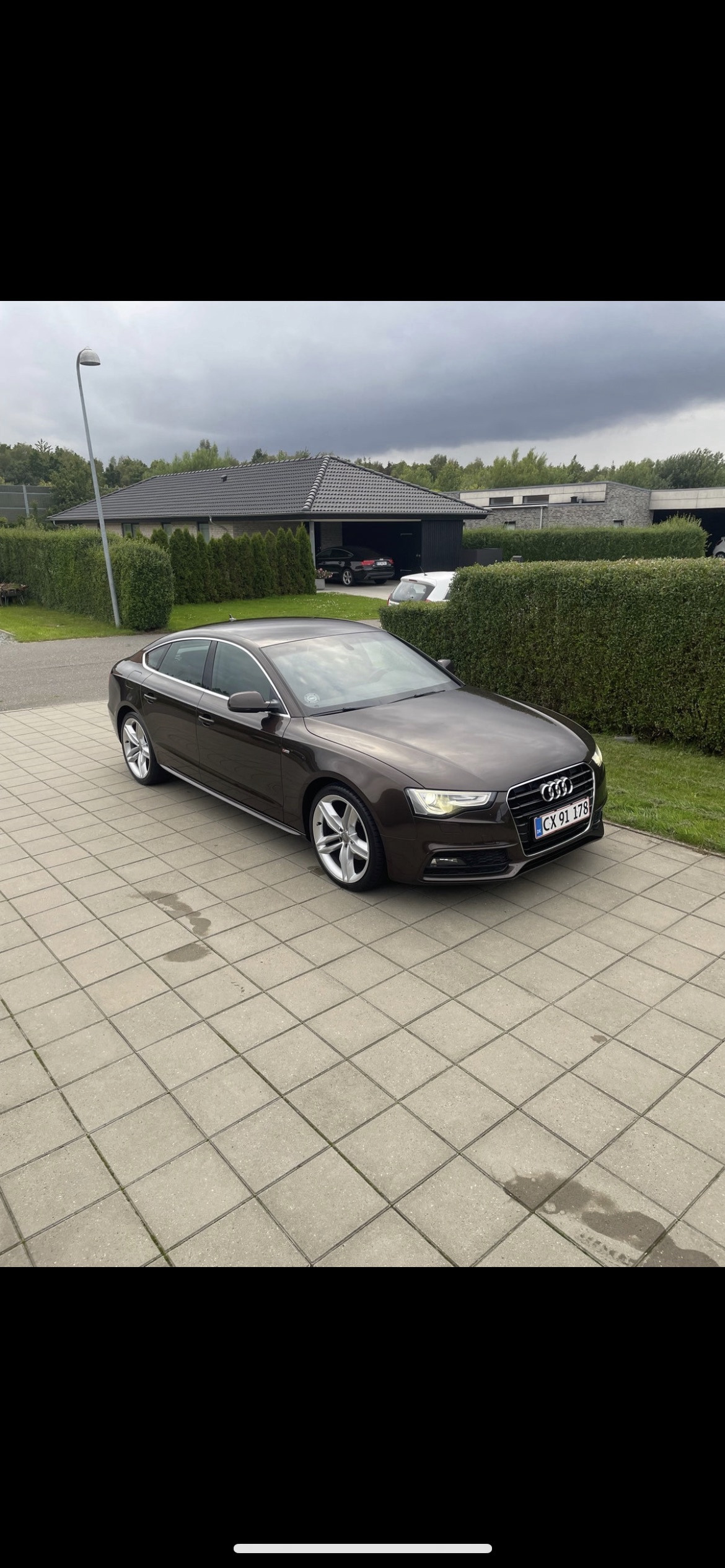 Brun Audi A5 Sportback fra 2015