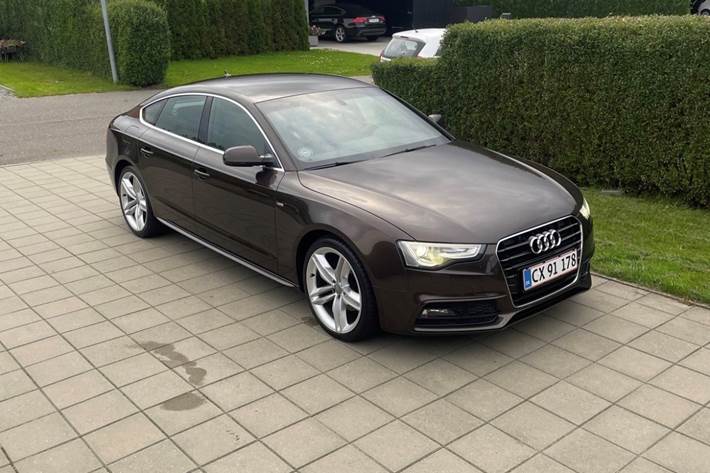 Brun Audi A5 Sportback fra 2015