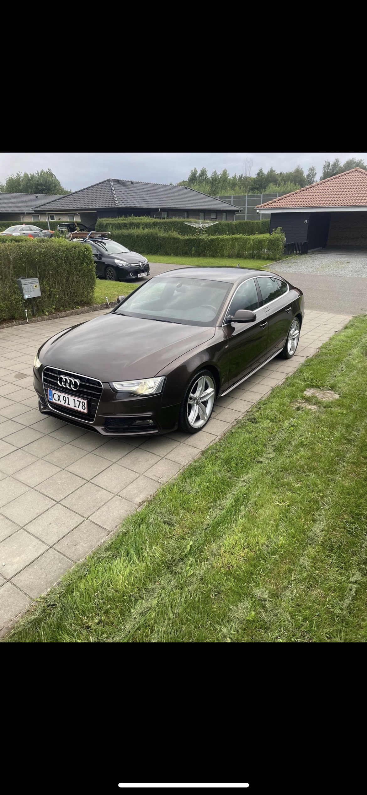 Brun Audi A5 Sportback fra 2015