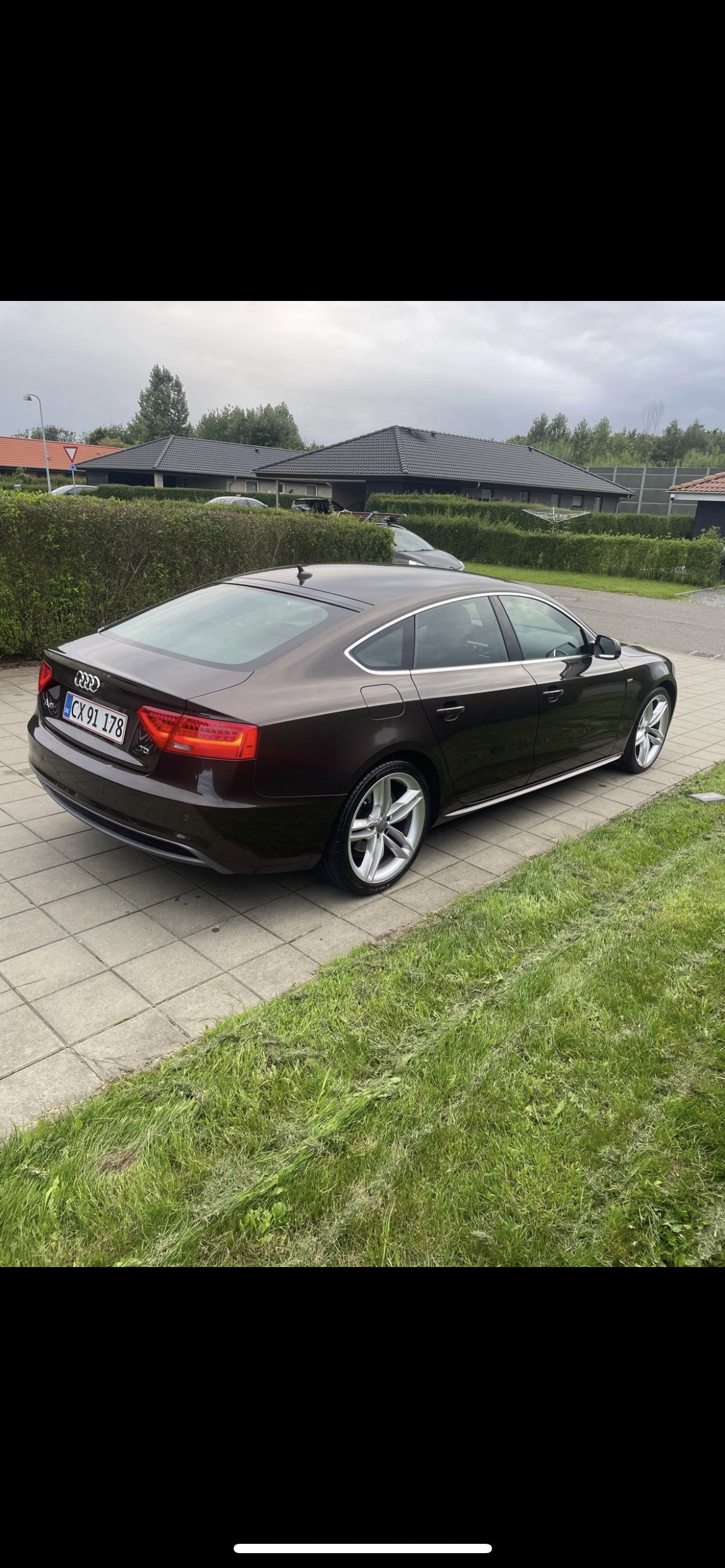 Brun Audi A5 Sportback fra 2015