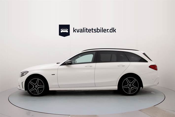Hvid Mercedes C300 e fra 2020
