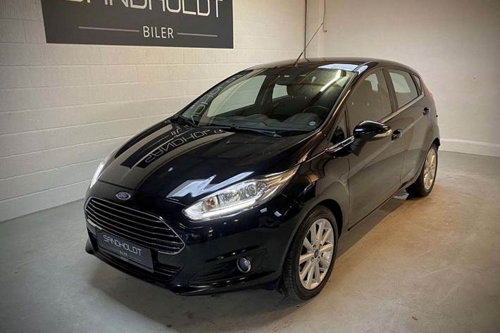 Sort Ford Fiesta fra 2015