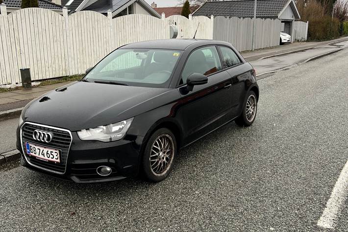 Sort Audi A1 fra 2011