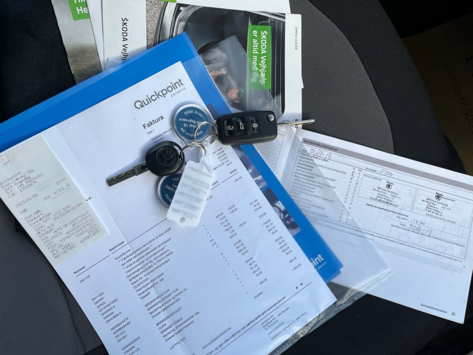 Sort Skoda Citigo fra 2013