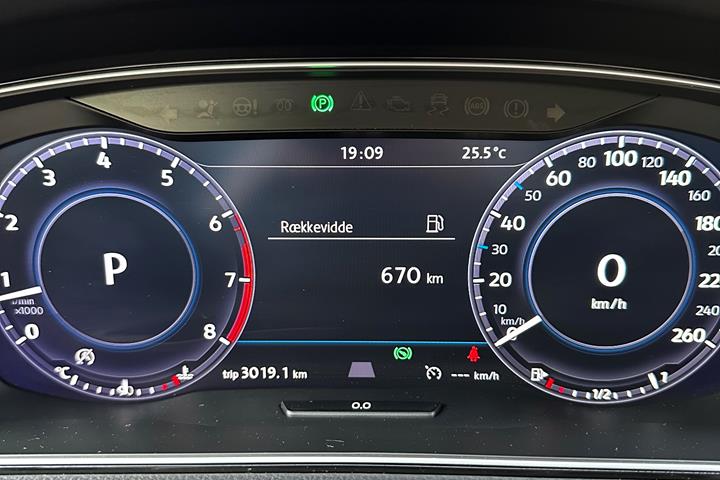 Sort VW Golf fra 2017