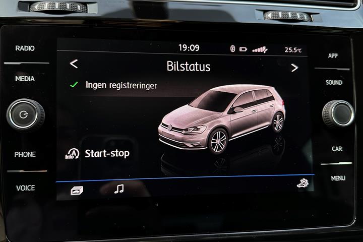 Sort VW Golf fra 2017