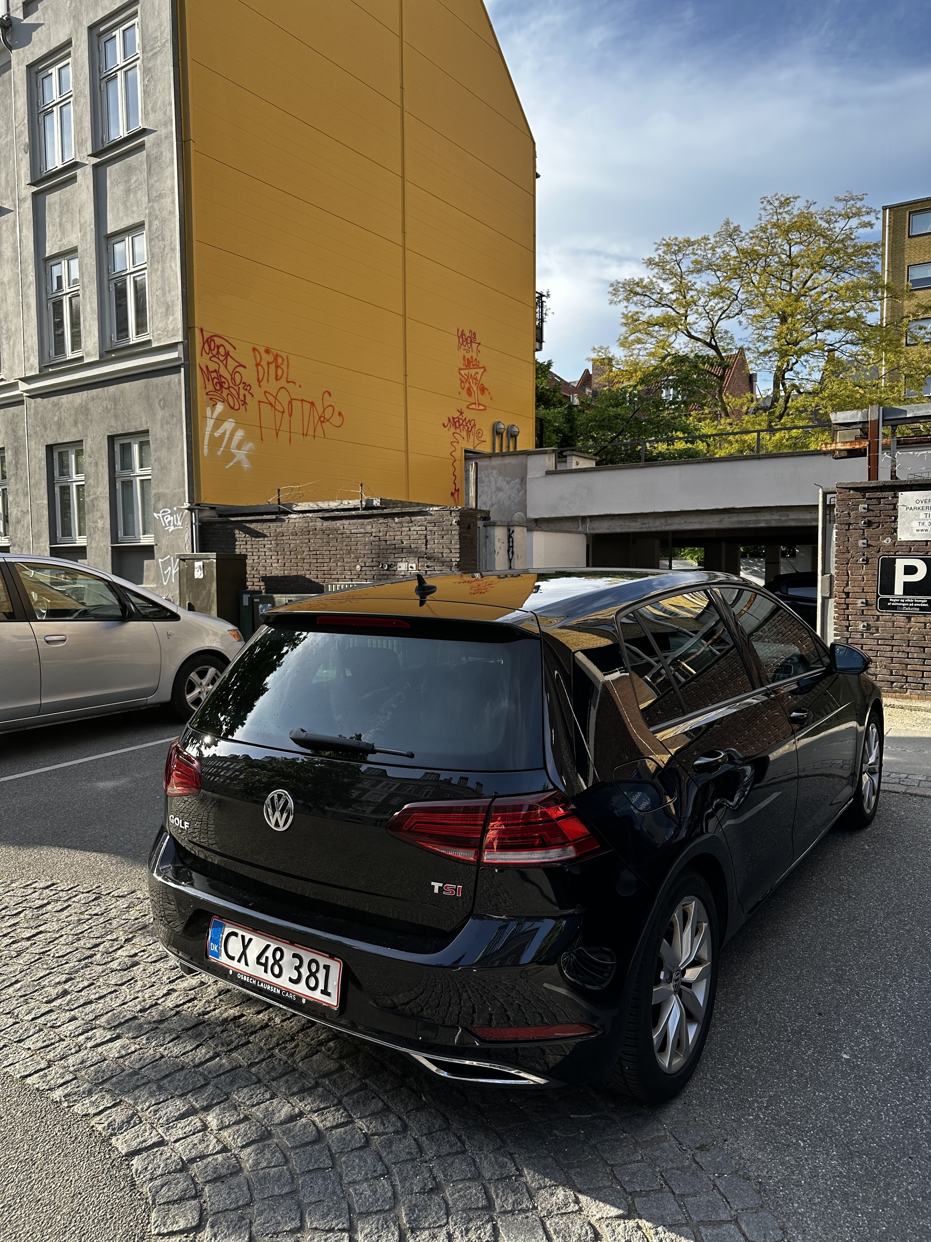 Sort VW Golf fra 2017