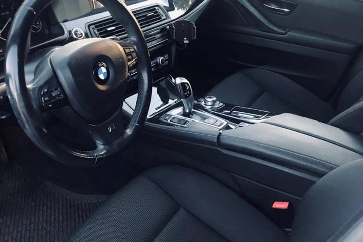 Hvid BMW 520d fra 2013