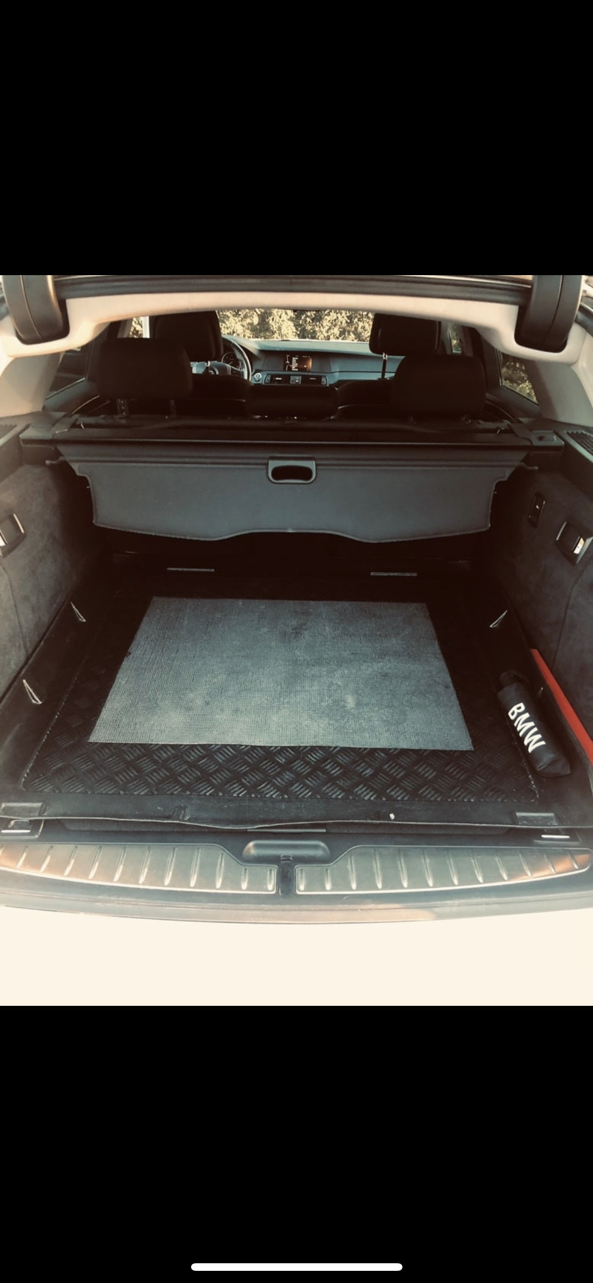 Hvid BMW 520d fra 2013