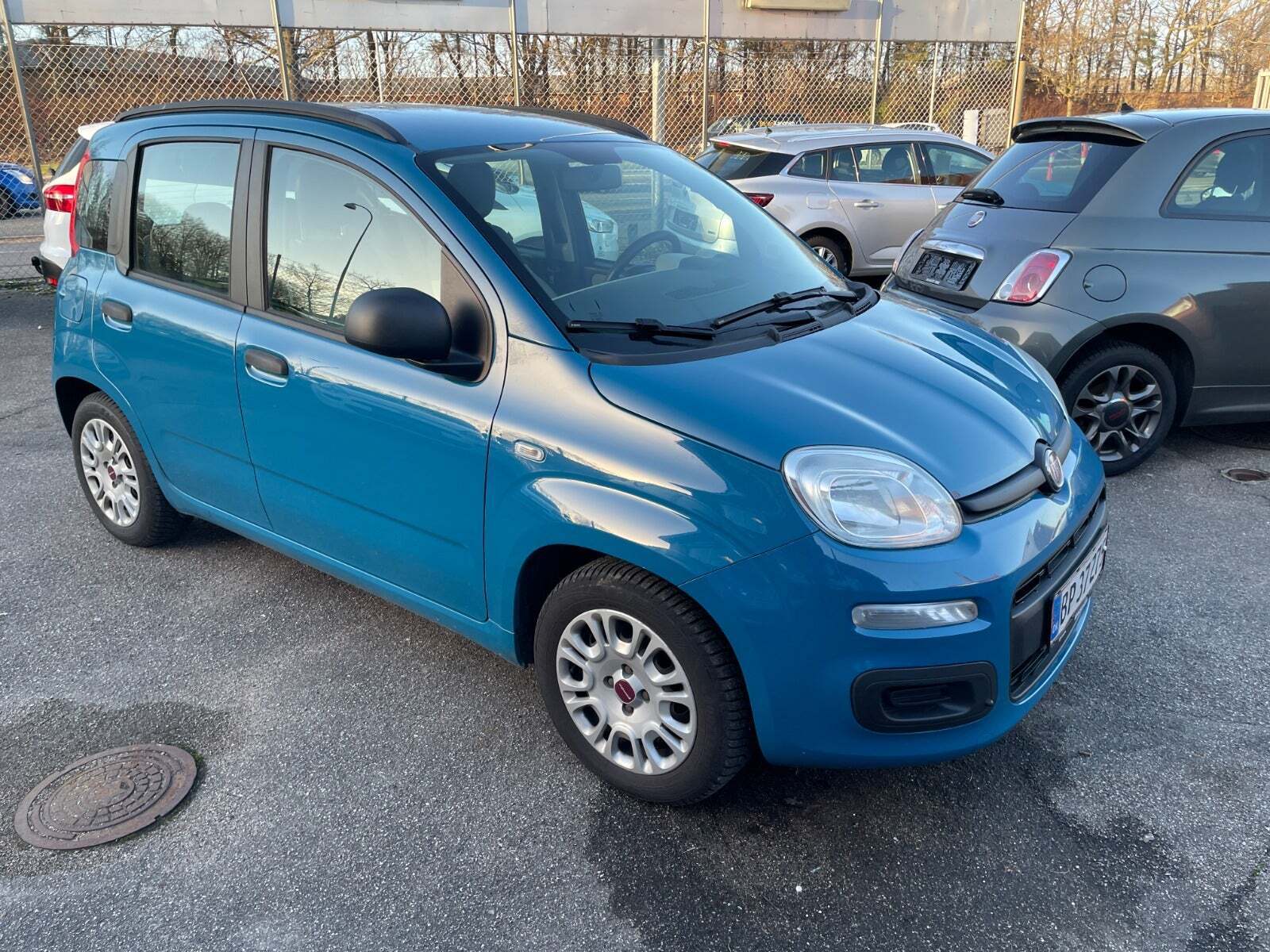 Hvid Fiat Panda fra 2012