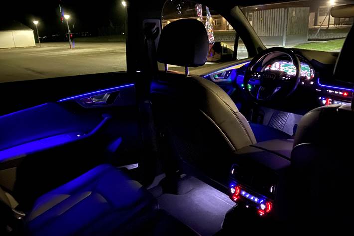 Hvid Audi Q7 fra 2015