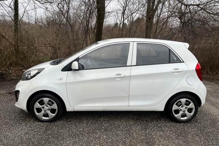 Hvid Kia Picanto fra 2012