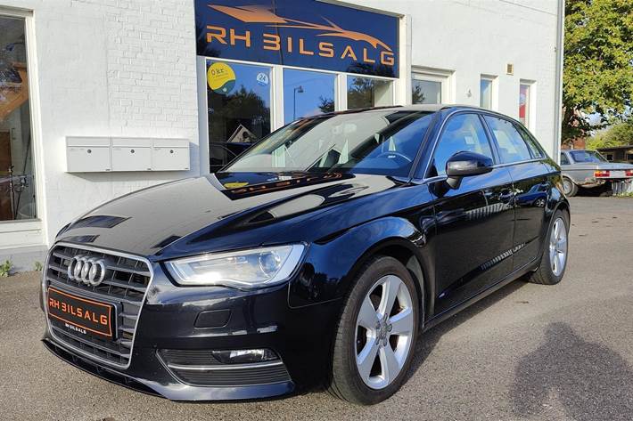 Sort Audi A3 fra 2013