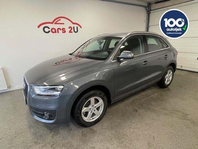 Grå Audi Q3 fra 2014