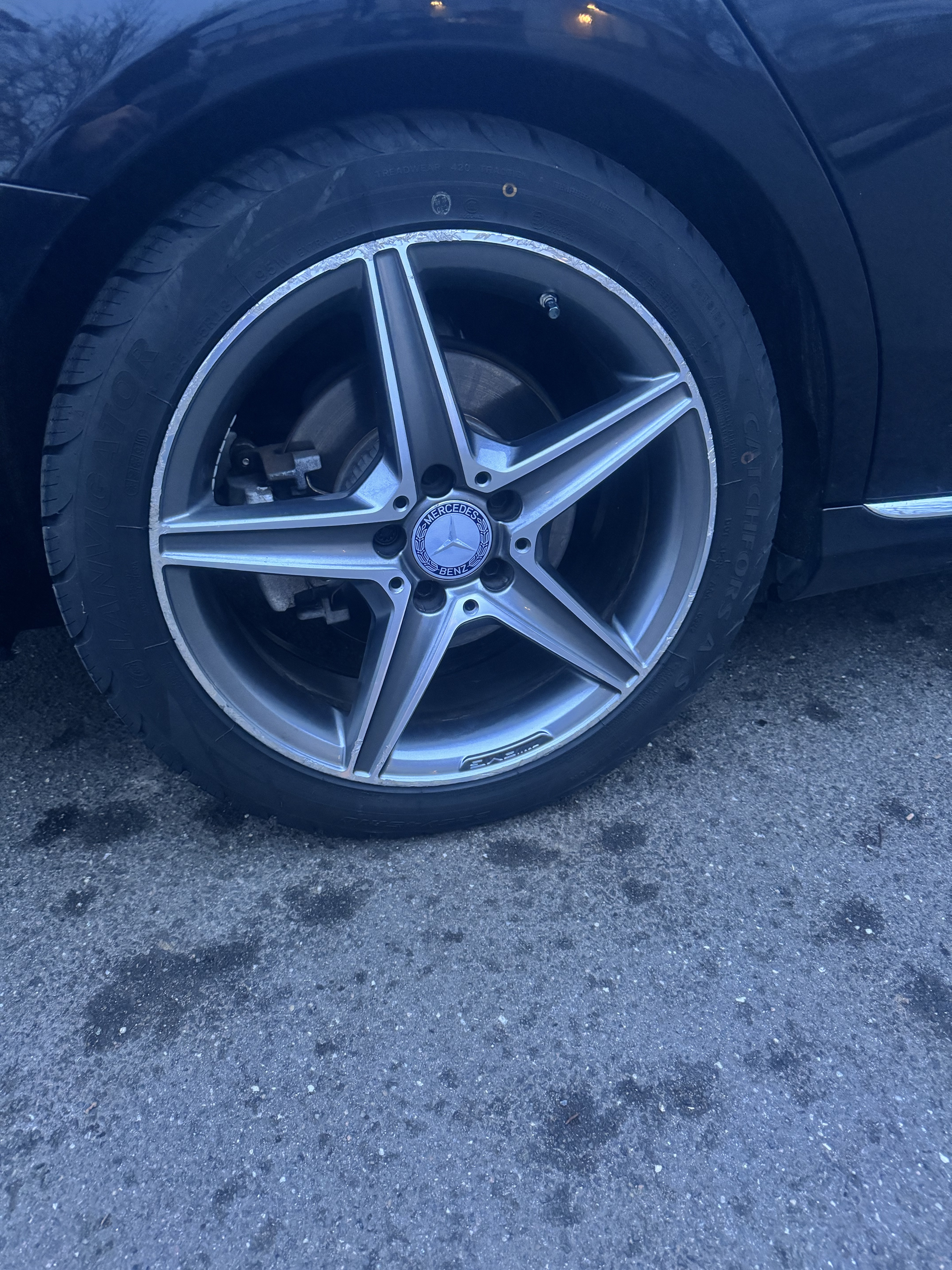 Sort Mercedes C220 fra 2014