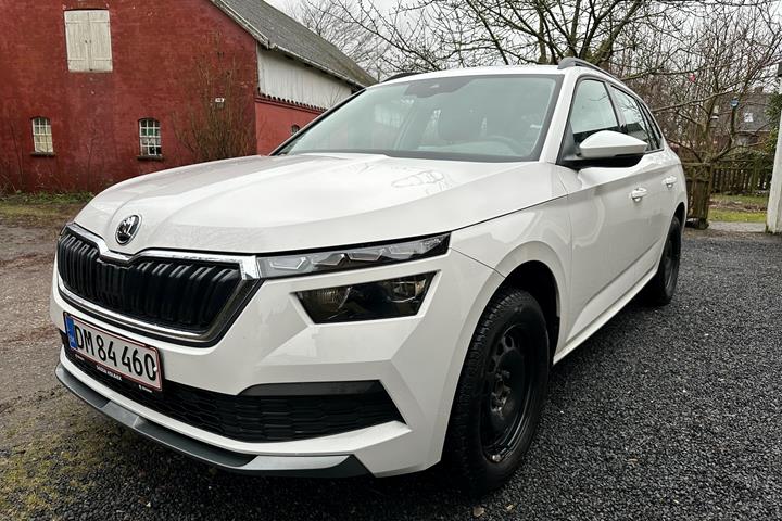 Hvid Skoda Kamiq fra 2022