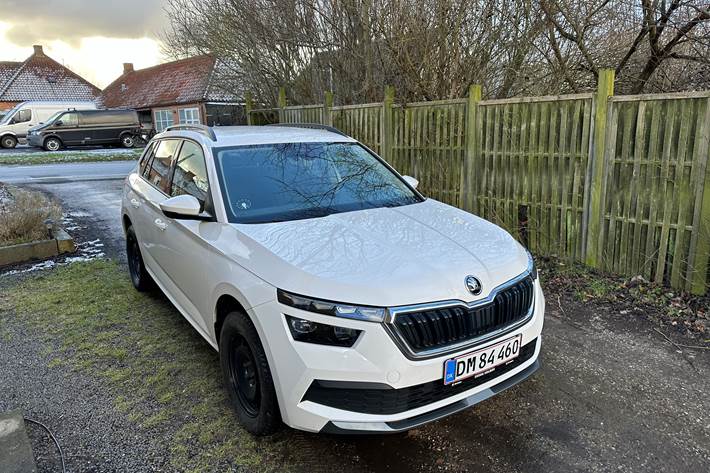 Hvid Skoda Kamiq fra 2022