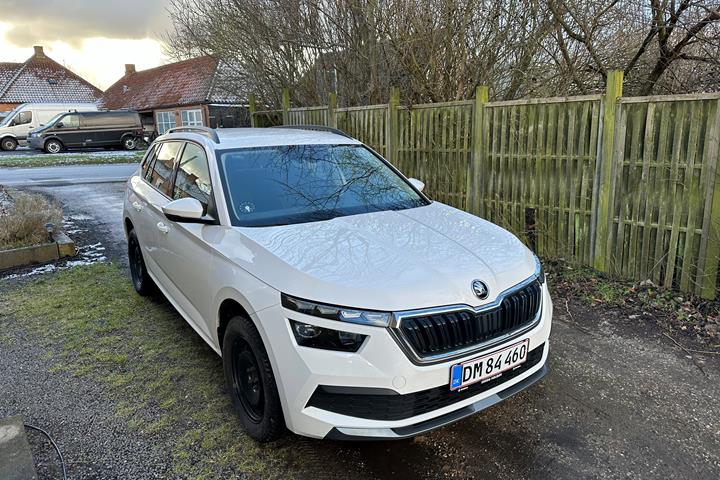 Hvid Skoda Kamiq fra 2022