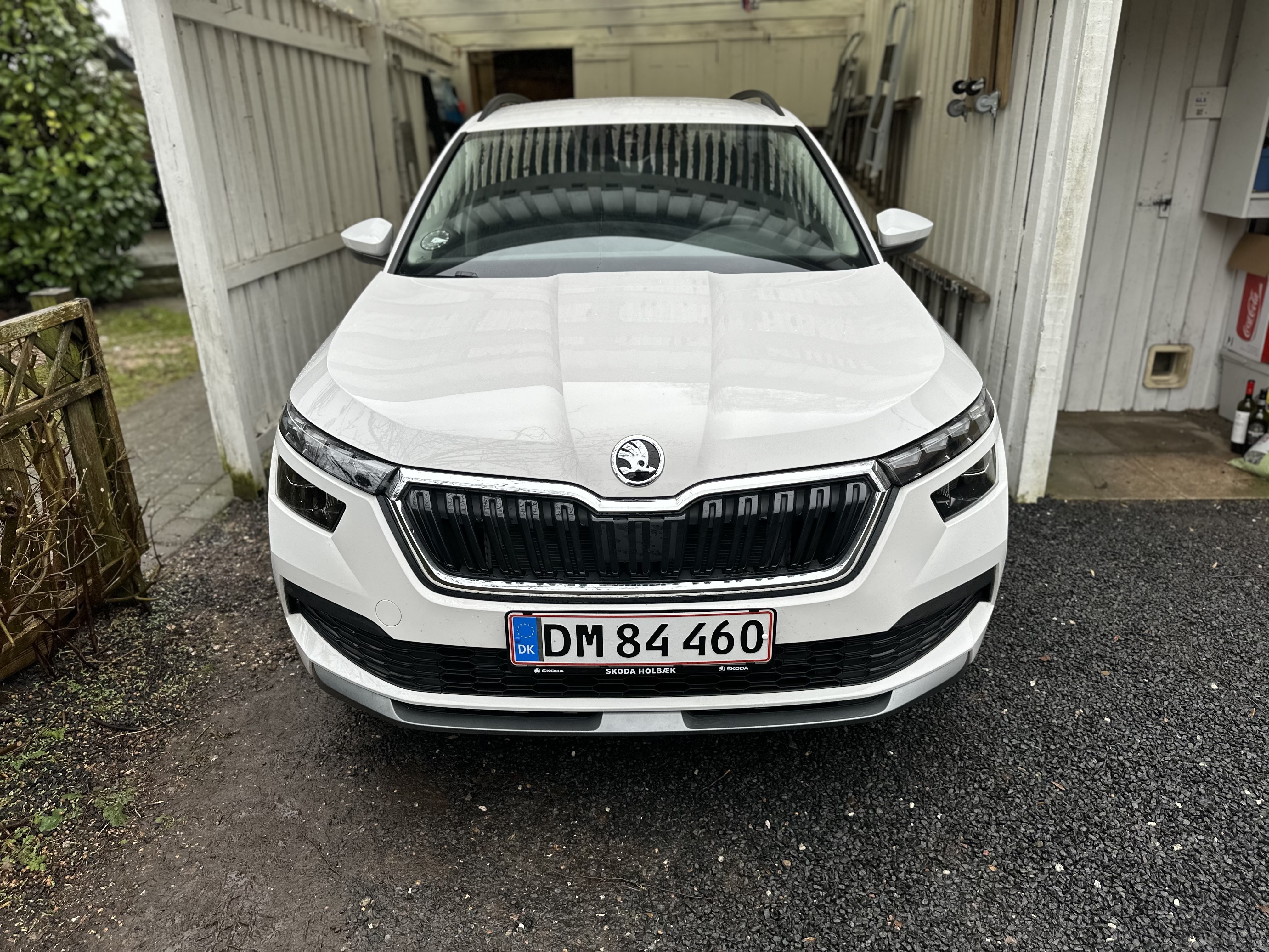 Hvid Skoda Kamiq fra 2022