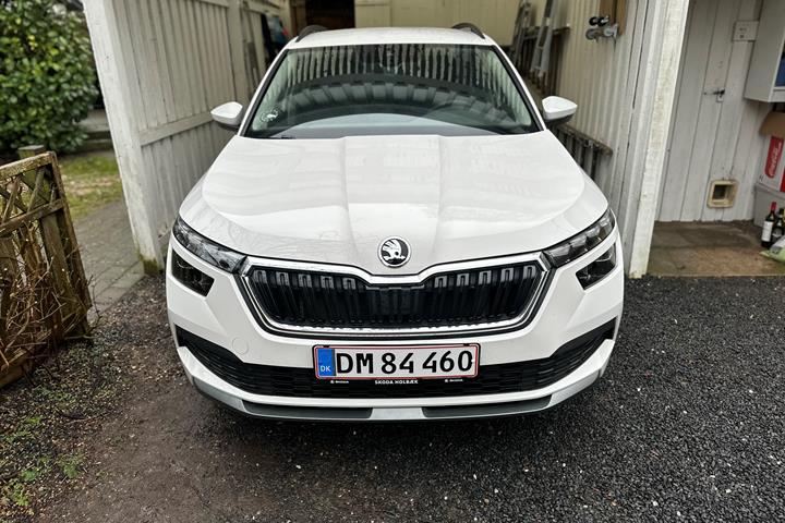 Hvid Skoda Kamiq fra 2022