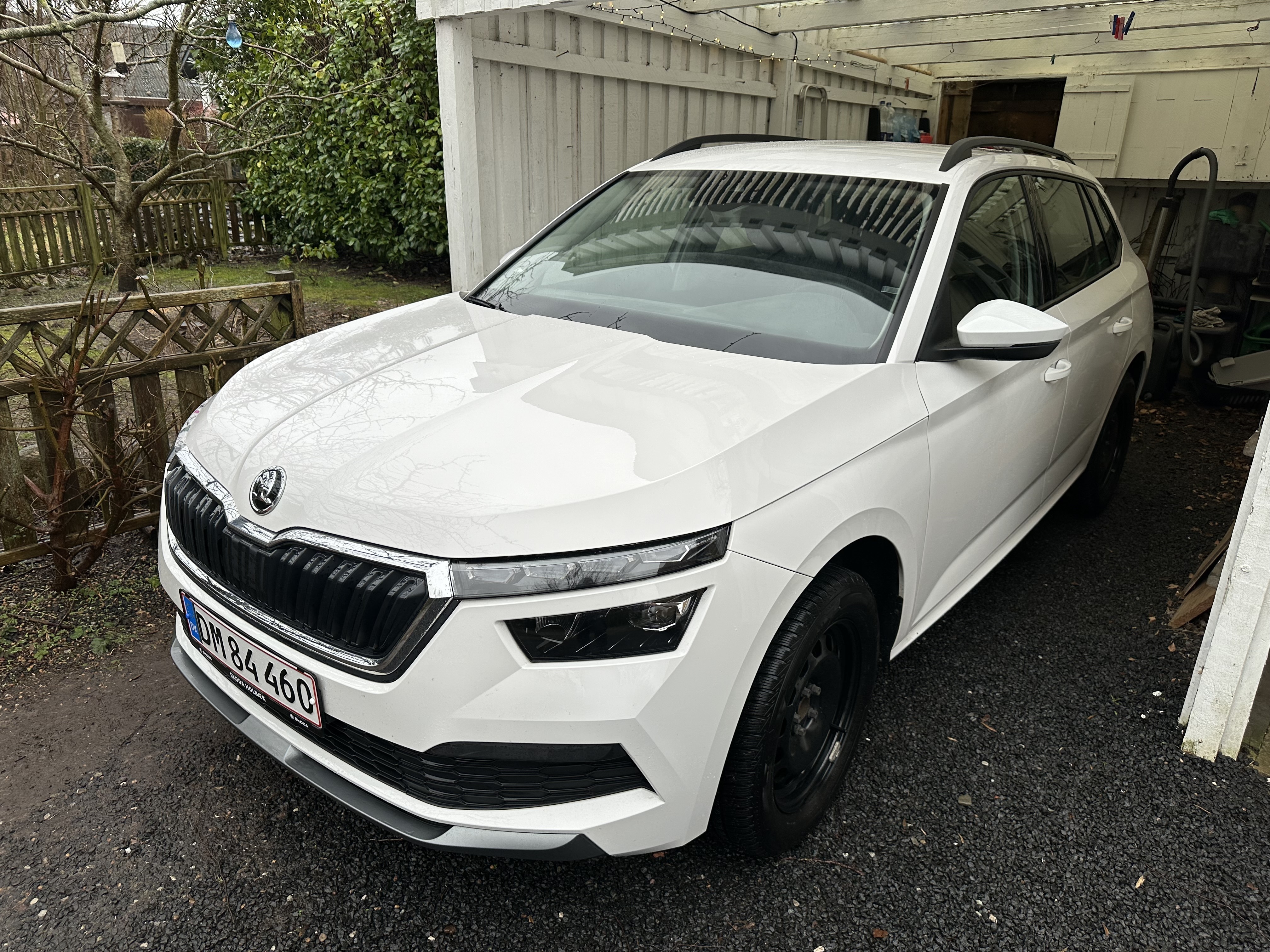 Hvid Skoda Kamiq fra 2022