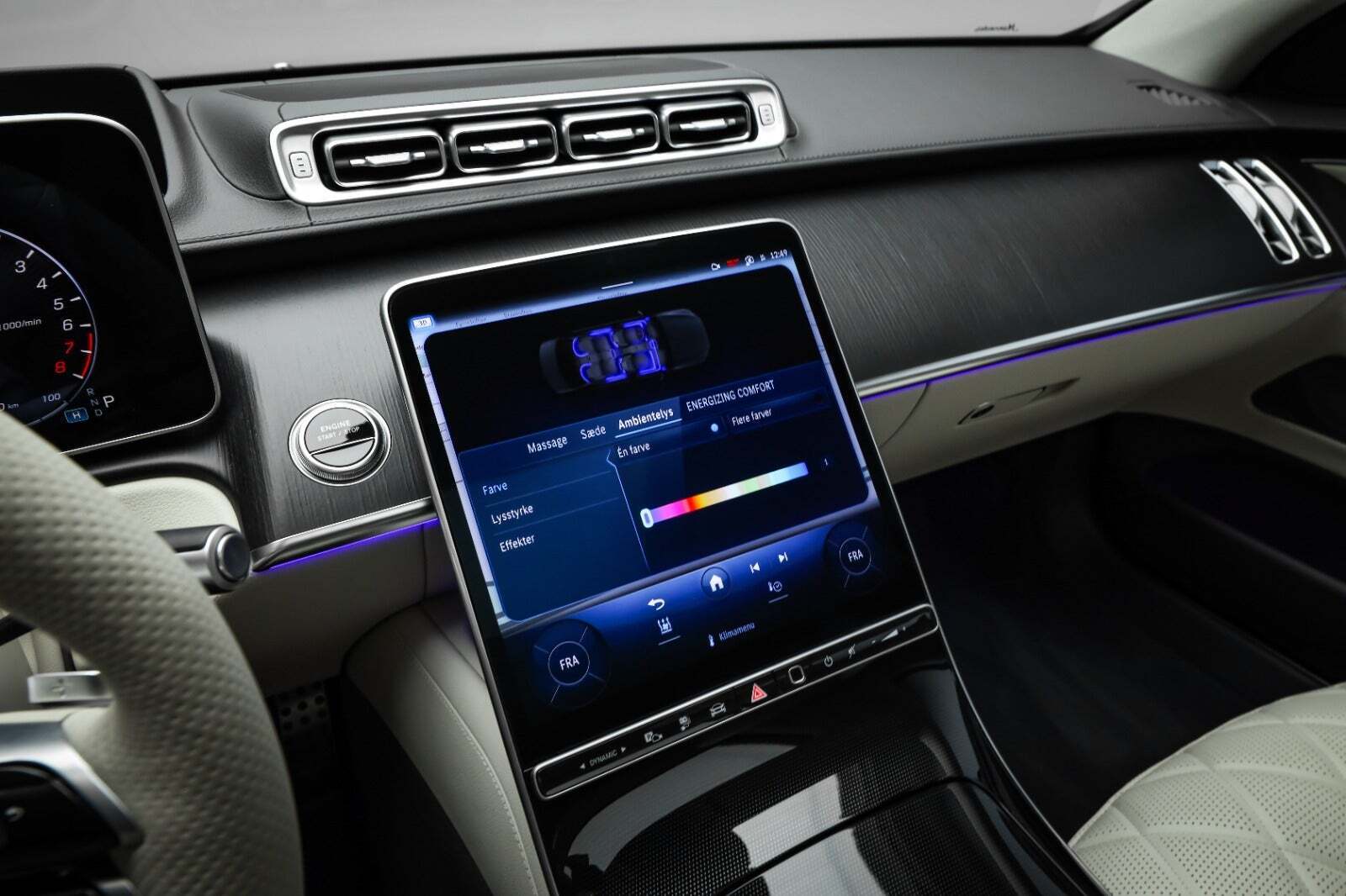 Sort Mercedes S580 e fra 2023