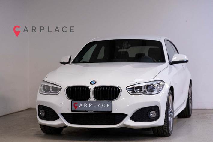 Hvid BMW 125i fra 2017
