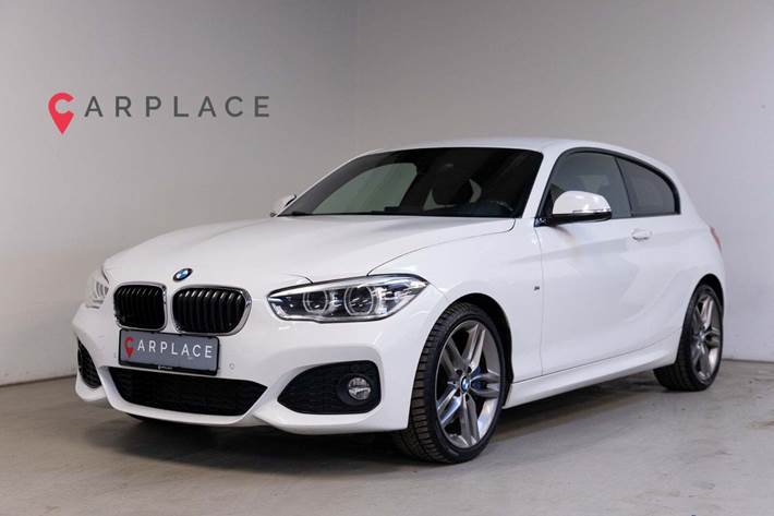Hvid BMW 125i fra 2017