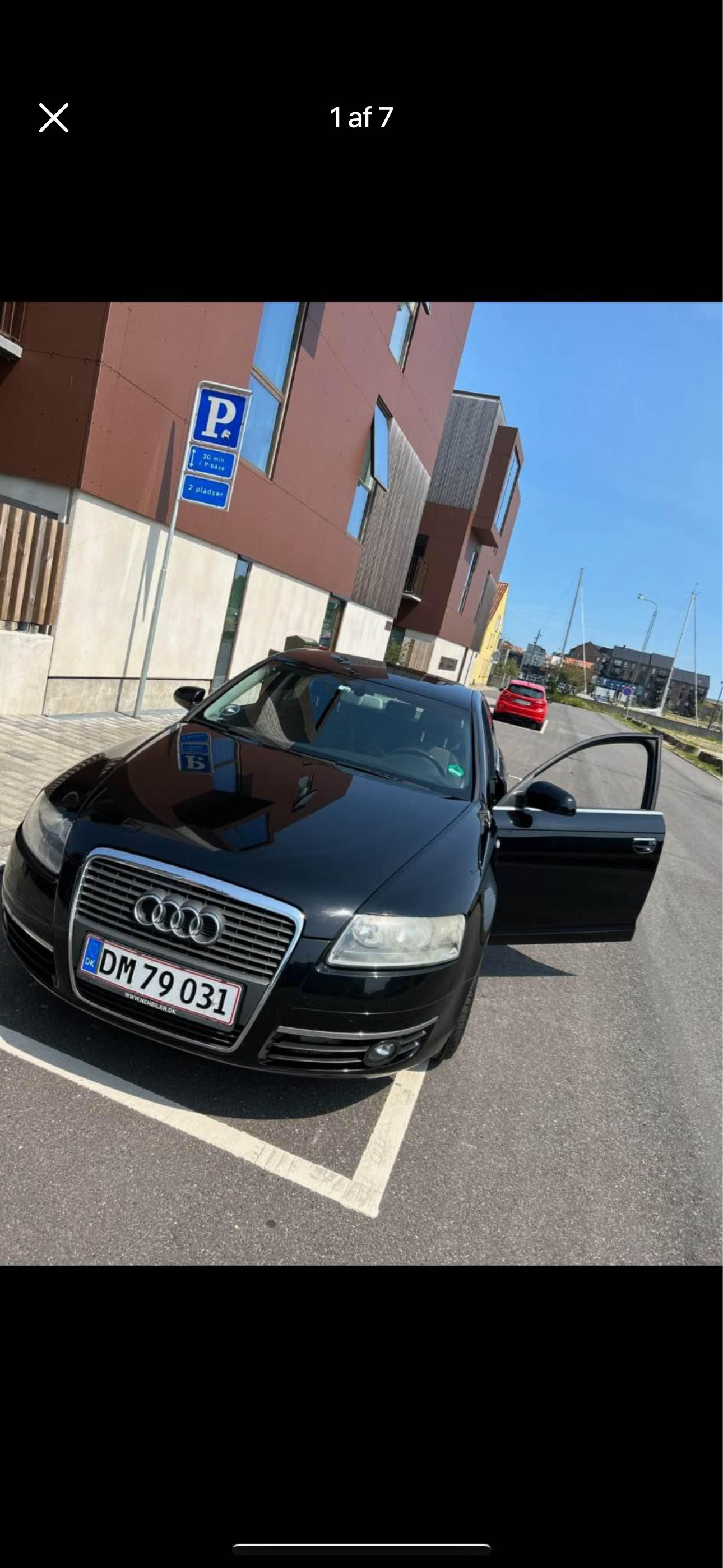 Sort Audi A6 fra 2007