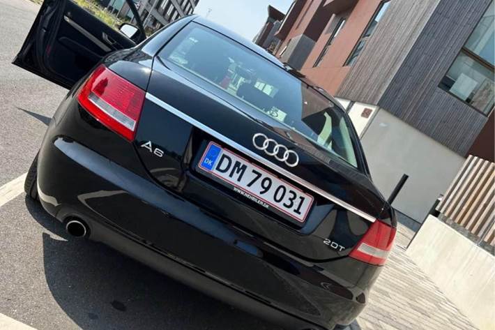 Sort Audi A6 fra 2007