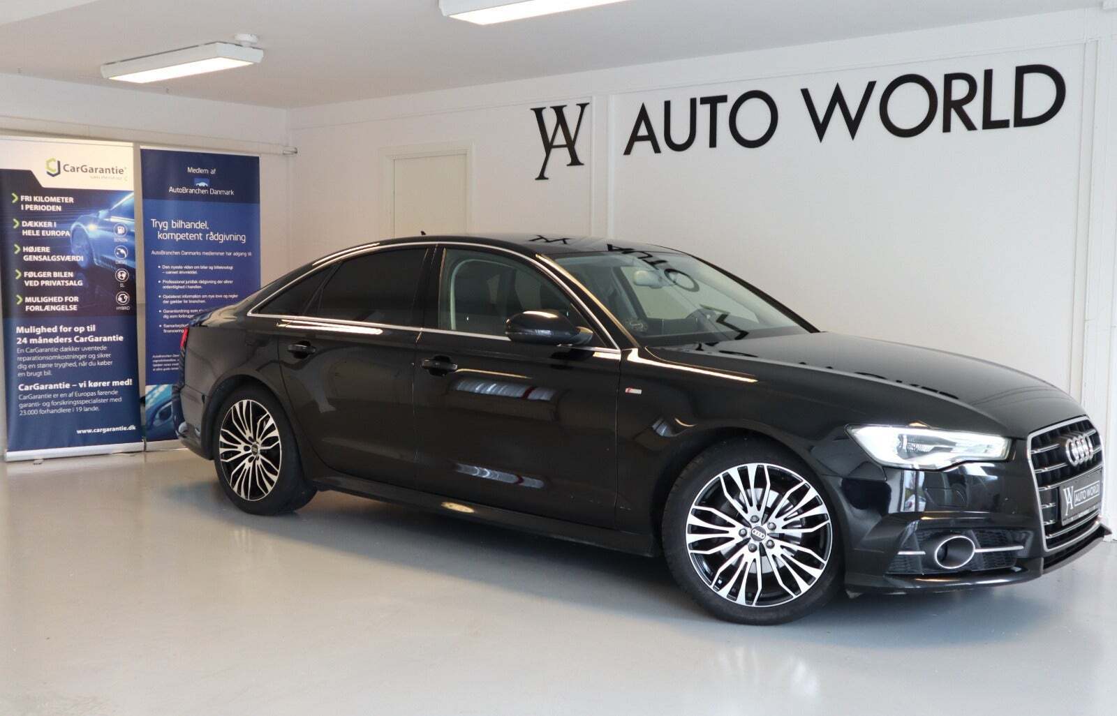 Sort Audi A6 fra 2017