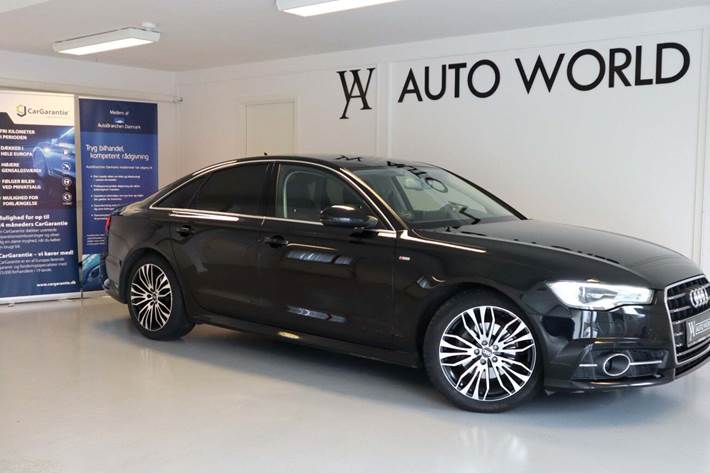 Sort Audi A6 fra 2017